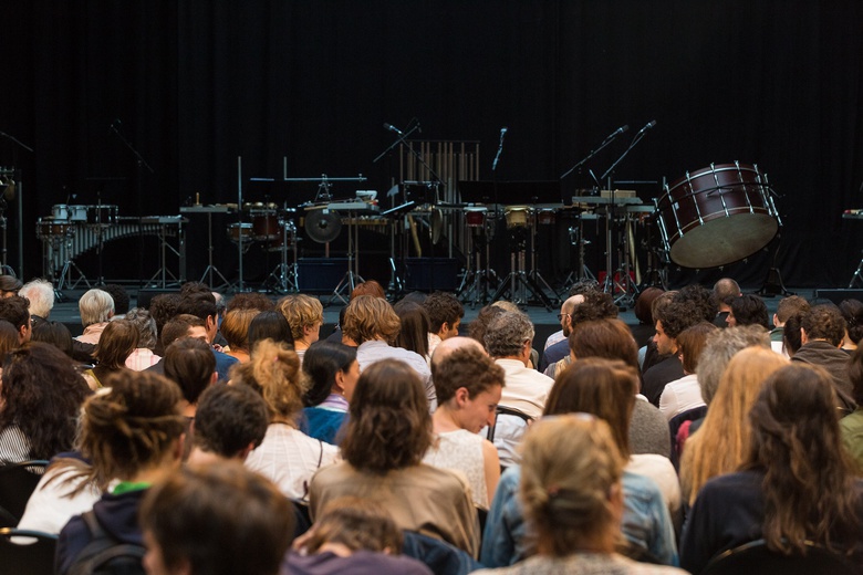 Academy 2016, concert Nuit de la percussion at the CENTQUATRE-PARIS  © Philippe Barbosa